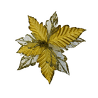 Glitter Poinsettia Flower Decoration Luxury Casa