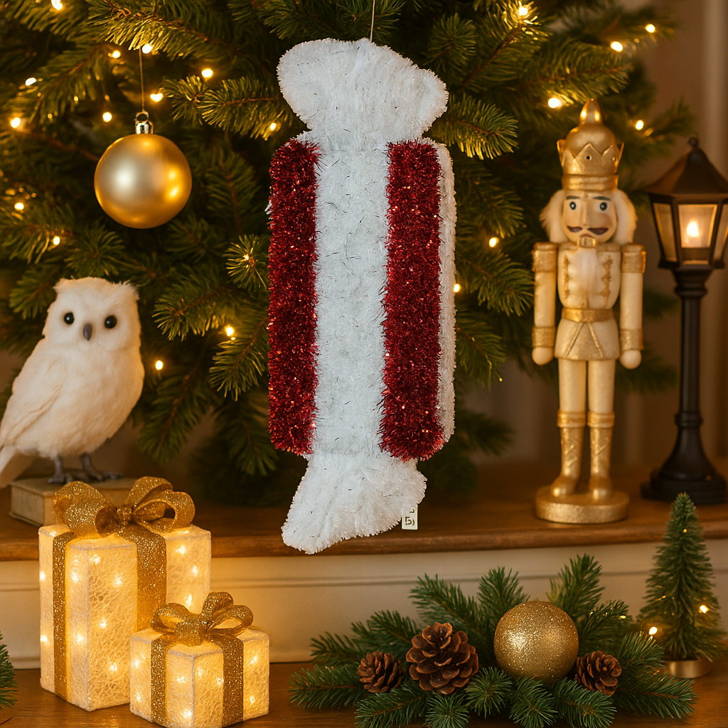 Artificial Christmas Candy Decoration Luxury Casa