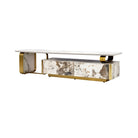 Luxury Marble & Gold TV Unit Luxury Casa