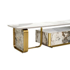 Luxury Marble & Gold TV Unit Luxury Casa