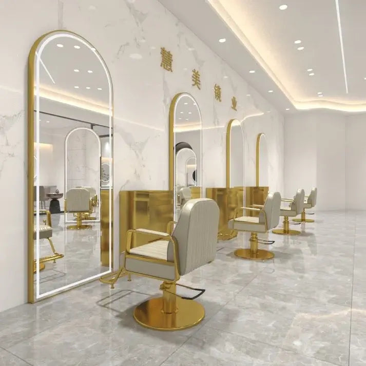 Arch Shape Aluminum Frame LED Luxury Mirror Luxury Casa