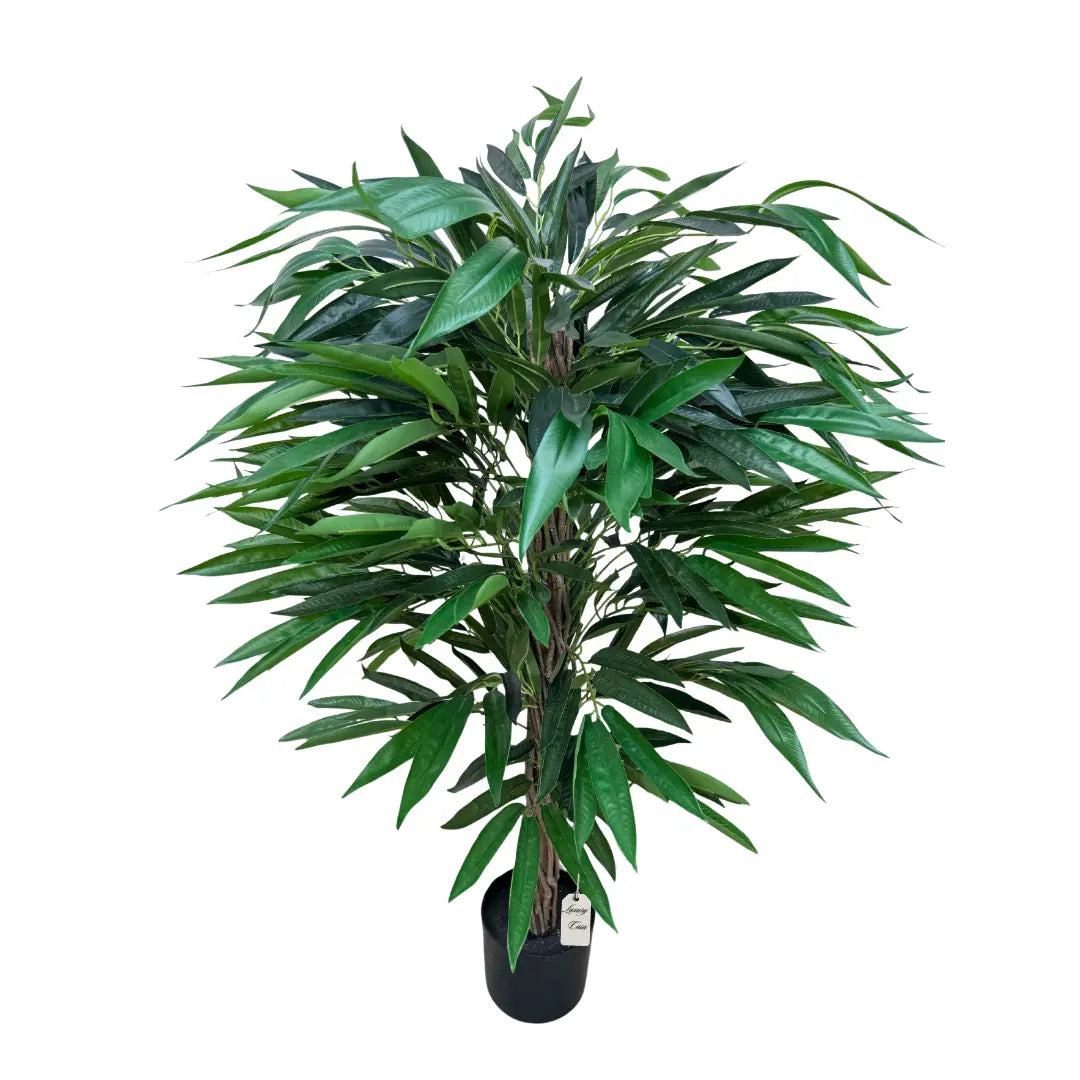 Artificial Bamboo Tree With Natural Wooden Trunk 120 cm Luxury Casa