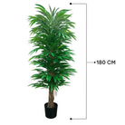 Artificial Bamboo Tree With Natural Wooden Trunk 180 cm Luxury Casa