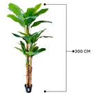 Artificial Banana Tree With Natural Wooden Trunk 300 cm Luxury Casa