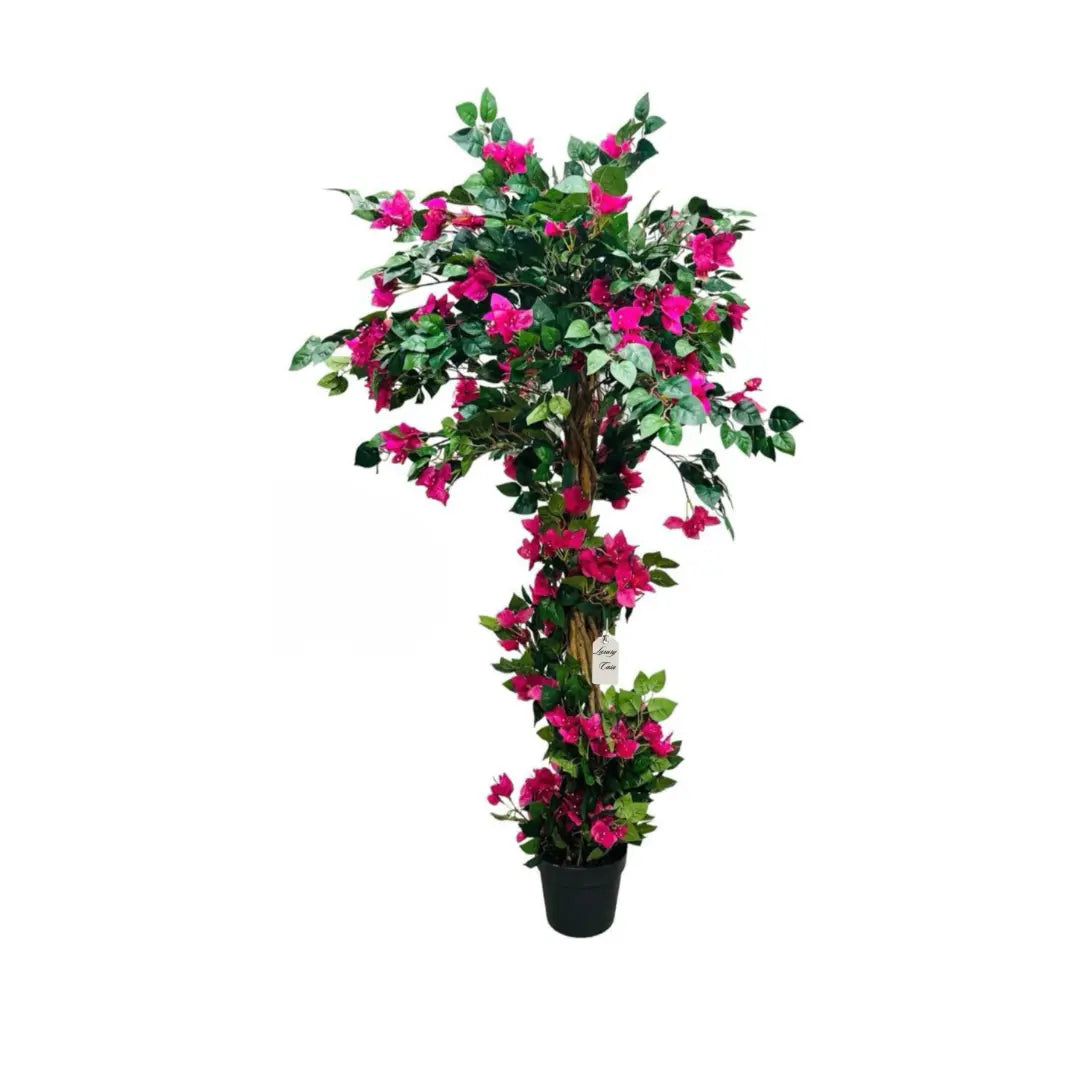 Artificial Bougainvillea Tree With Natural Wooden Trunk 170 cm Luxury Casa