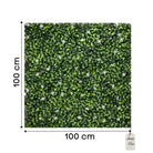 Artificial Boxwood & Flower Green Wall Panel 100x100 cm Luxury Casa