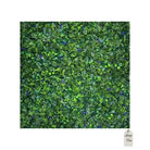 Artificial Boxwood & Purple Accent Green Wall Panel 100x100 cm Luxury Casa