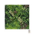 Artificial Deluxe Mixed Leaf Green Wall Panel 100x100 cm Luxury Casa
