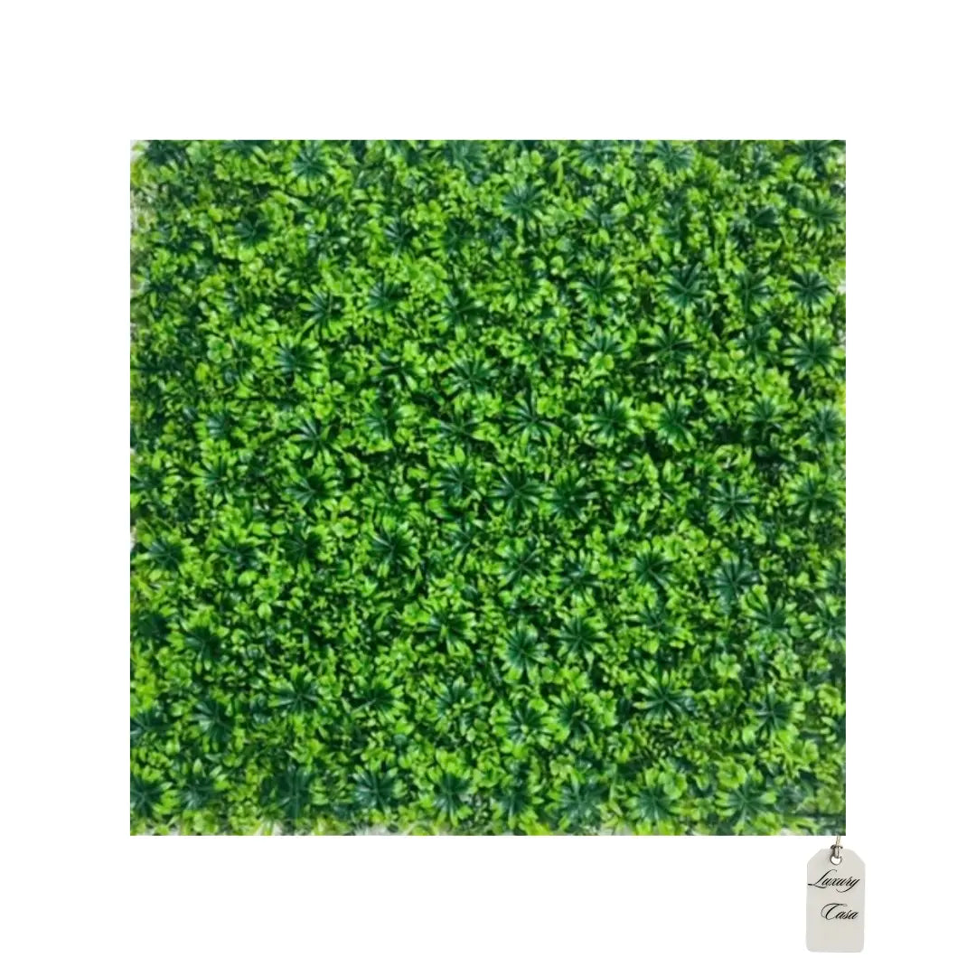 Artificial Dense Leaf Green Wall Panel 100x100 cm Luxury Casa