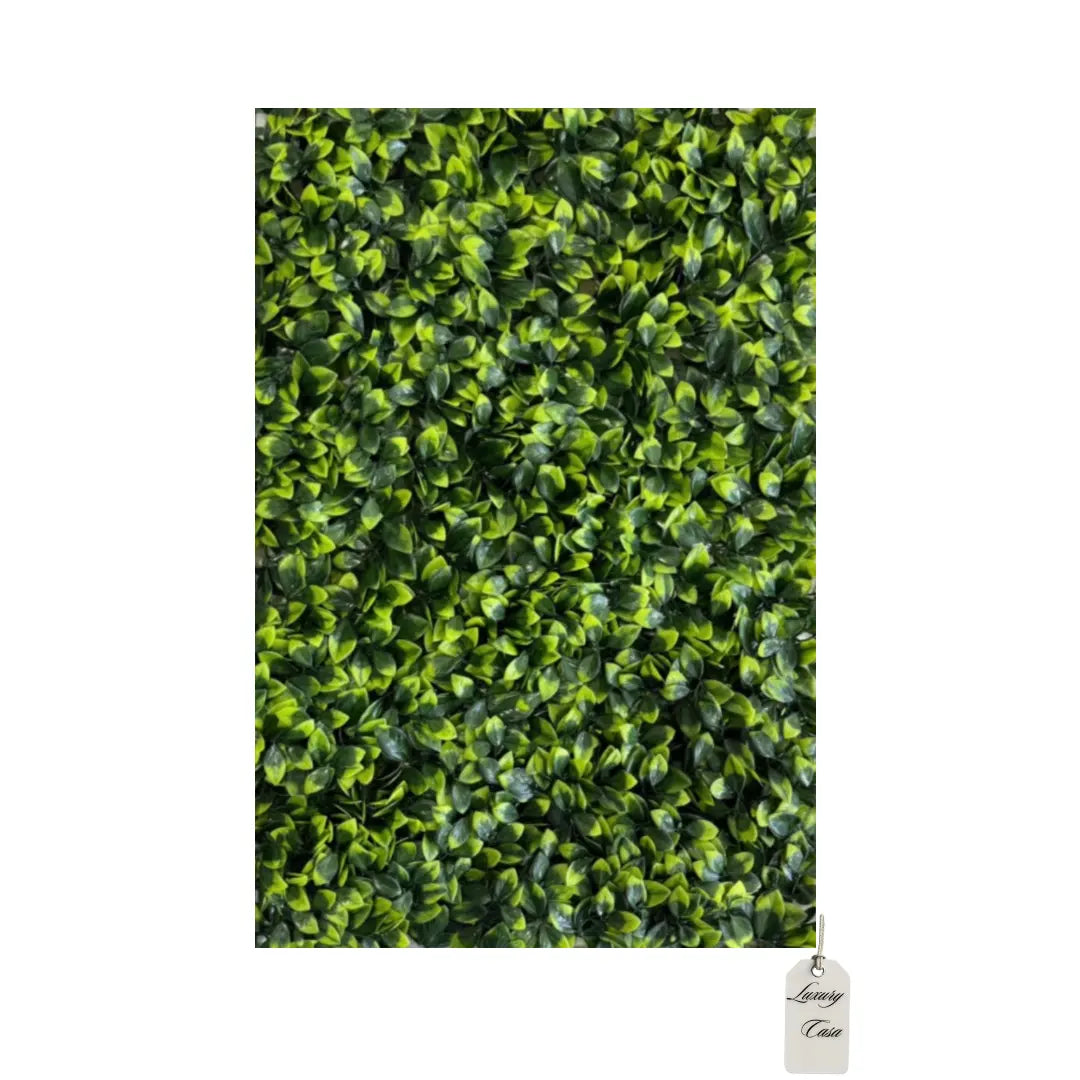 Artificial Dense Leaf Green Wall Panel 40x60 cm Luxury Casa