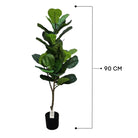 Artificial Fiddle Tree 90 cm Luxury Casa
