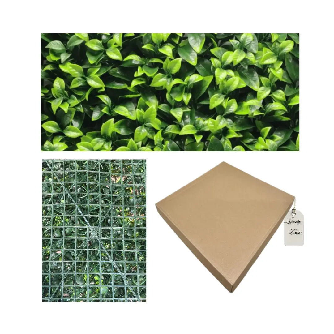 Artificial Green Leaf Wall Panel 50x50 cm Luxury Casa