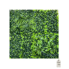Artificial Green Wall Panel with Tropical Leaves 100x100 cm Luxury Casa
