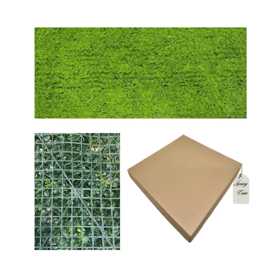 Artificial Moss Green Wall Panel 100x100 cm Luxury Casa