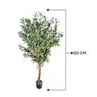 Artificial Olive Tree With Natural Wooden Trunk 120 cm Luxury Casa