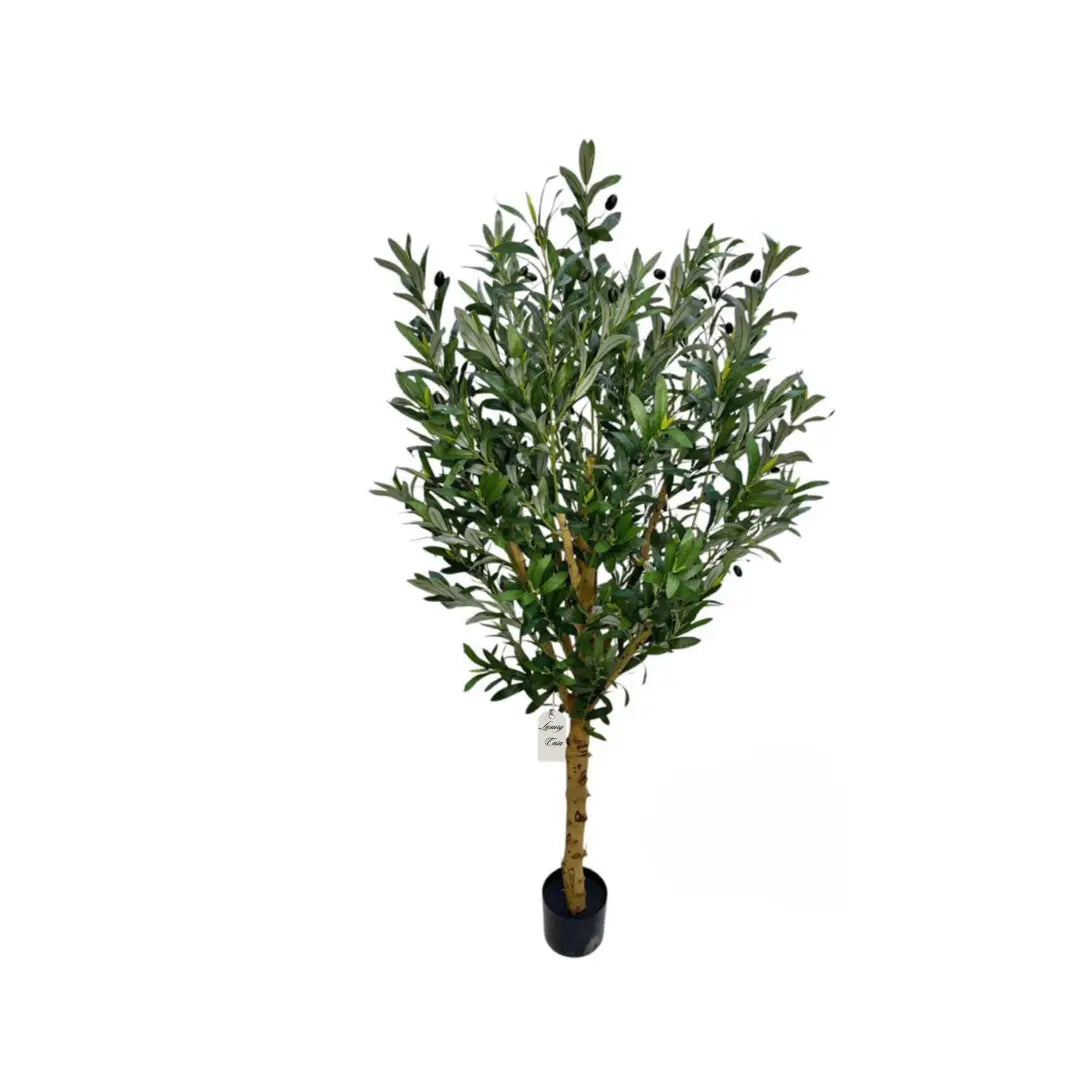 Artificial Olive Tree With Natural Wooden Trunk 150 cm Luxury Casa