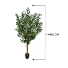 Artificial Olive Tree With Natural Wooden Trunk 150 cm Luxury Casa