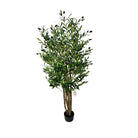 Artificial Olive Tree With Natural Wooden Trunk 160 cm Luxury Casa
