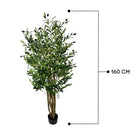 Artificial Olive Tree With Natural Wooden Trunk 160 cm Luxury Casa