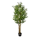 Artificial Olive Tree With Natural Wooden Trunk 180 cm Luxury Casa