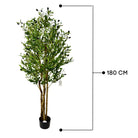 Artificial Olive Tree With Natural Wooden Trunk 180 cm Luxury Casa