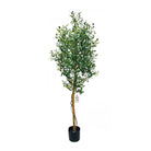 Artificial Olive Tree With Natural Wooden Trunk 190 cm Luxury Casa