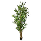 Artificial Olive Tree With Natural Wooden Trunk 210 cm Luxury Casa