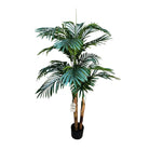Artificial Palm Tree With Natural Wooden Trunk 120 cm Luxury Casa