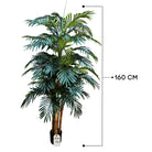 Artificial Palm Tree With Natural Wooden Trunk 160 cm Luxury Casa