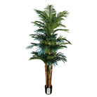 Artificial Palm Tree With Natural Wooden Trunk 180 cm Luxury Casa