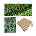 Artificial Patterned Mixed Leaf Green Wall Panel 100x100 cm Luxury Casa