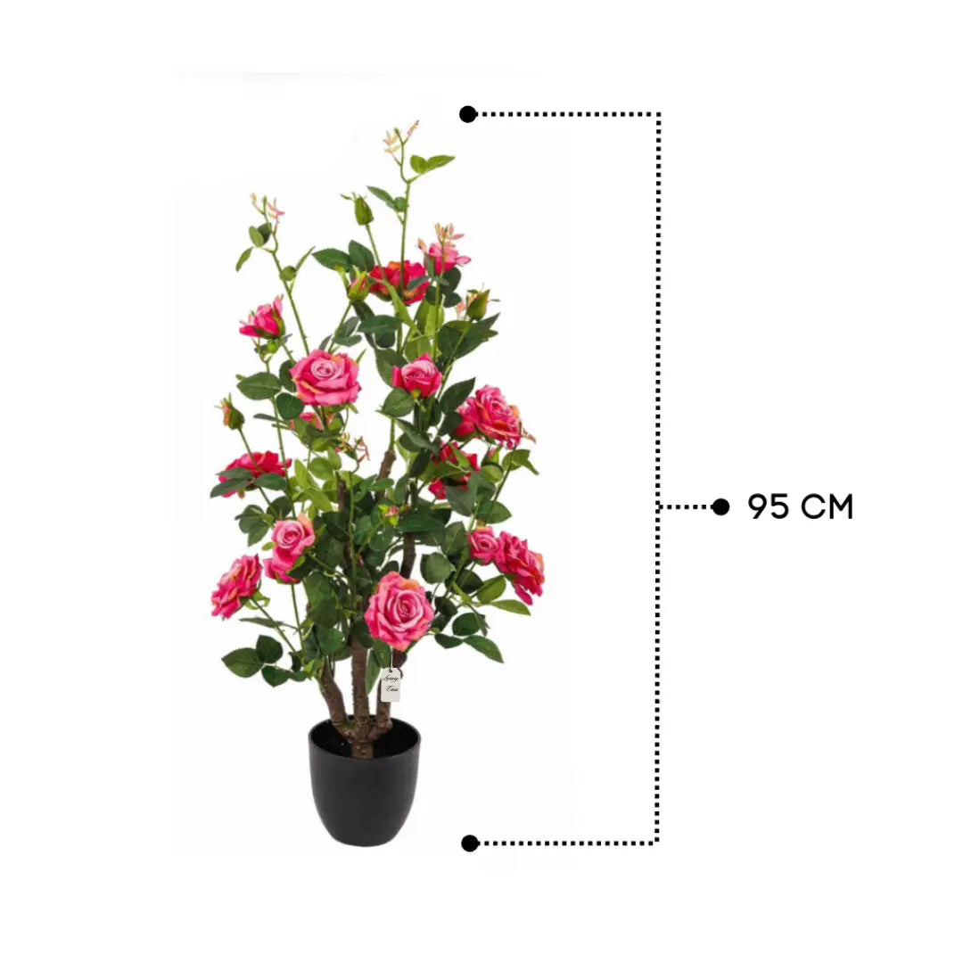 Artificial Rose Tree 95 Cm Luxury Casa