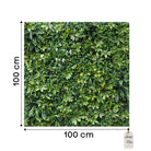 Artificial Schefflera & Flower Green Wall Panel 100x100 cm Luxury Casa
