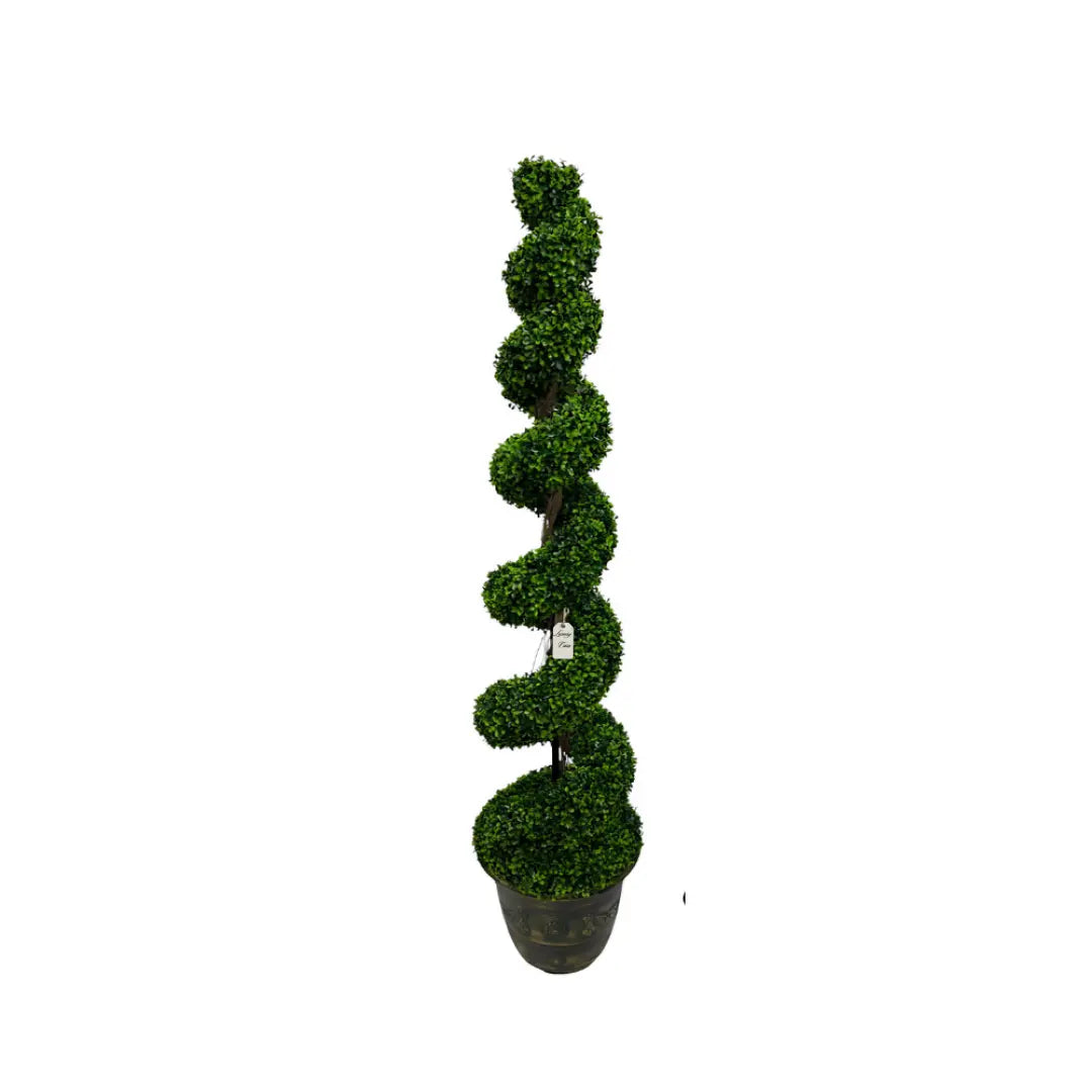 Artificial Topiary Boxwood Spiral Trees 150 Cm Luxury Casa