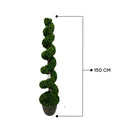 Artificial Topiary Boxwood Spiral Trees 150 Cm Luxury Casa