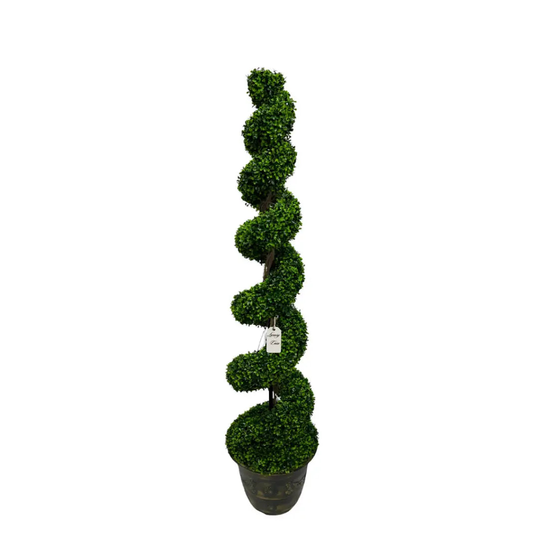 Artificial Topiary Boxwood Spiral Trees 180 Cm Luxury Casa