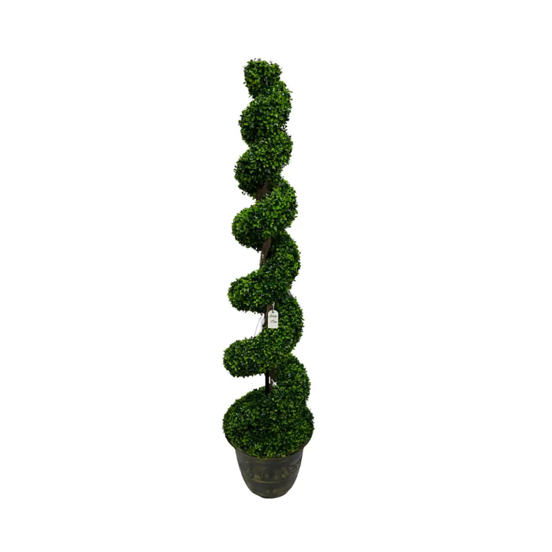 Artificial Topiary Boxwood Spiral Trees 90 Cm Luxury Casa