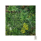 Artificial Tropical Mixed Leaf Green Wall Panel 100x100 cm Luxury Casa