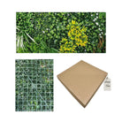 Artificial Tropical Mixed Leaf Green Wall Panel 100x100 cm Luxury Casa