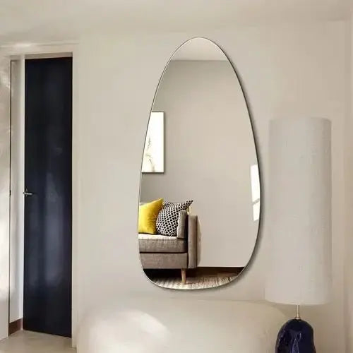 Asymmetrical Shape LED Mirror For Wall Hanging Luxury Casa