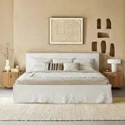 Bed Frame Modern King Queen Size for bedroom Without Mattress Luxury Casa