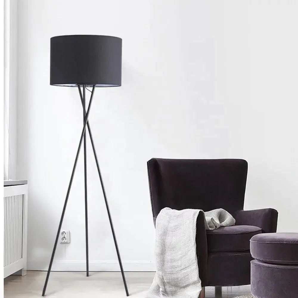 Black Fabric Lampshade Luxury Casa