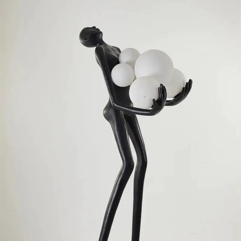 Black Novelty Floor Lamp Luxury Casa