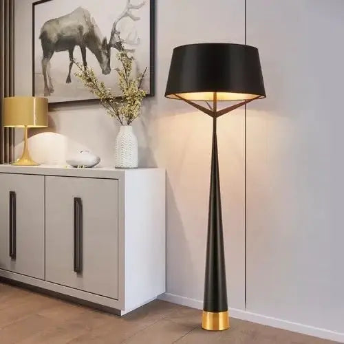 Black With Gold Floor Lamp Luxury Casa
