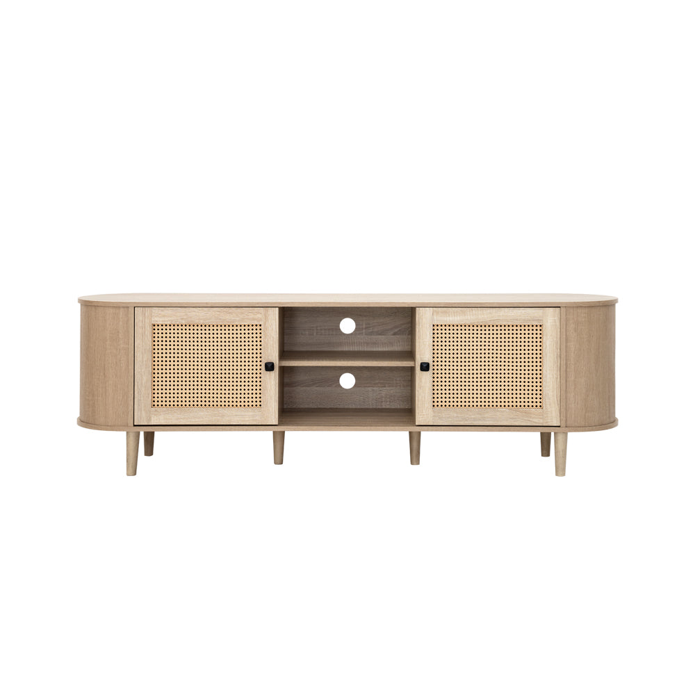 Natural Rattan & Wood TV Unit Luxury Casa