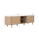 Natural Rattan & Wood TV Unit Luxury Casa