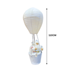 Santa Hot Air Balloon Christmas Decoration (White) Luxury Casa