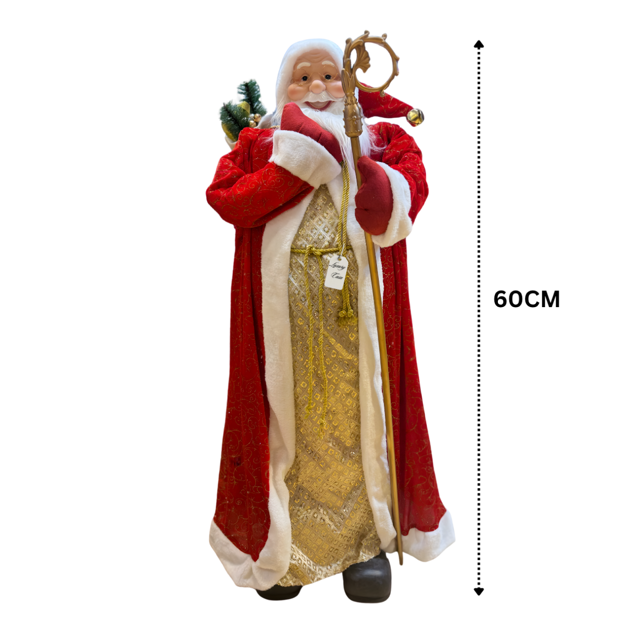Stately Royal Robes Santa Figure Luxury Casa