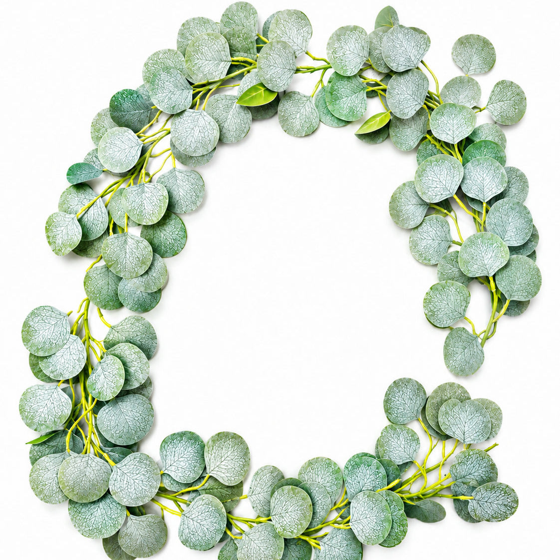 Artificial Silver Dollar Eucalyptus Hanging Vine Garland