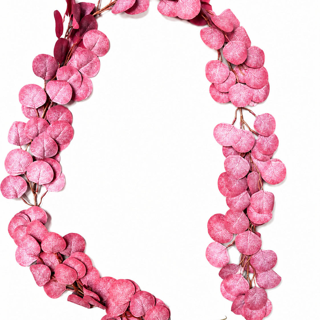 Artificial Silver Dollar Eucalyptus Hanging Vine Garland